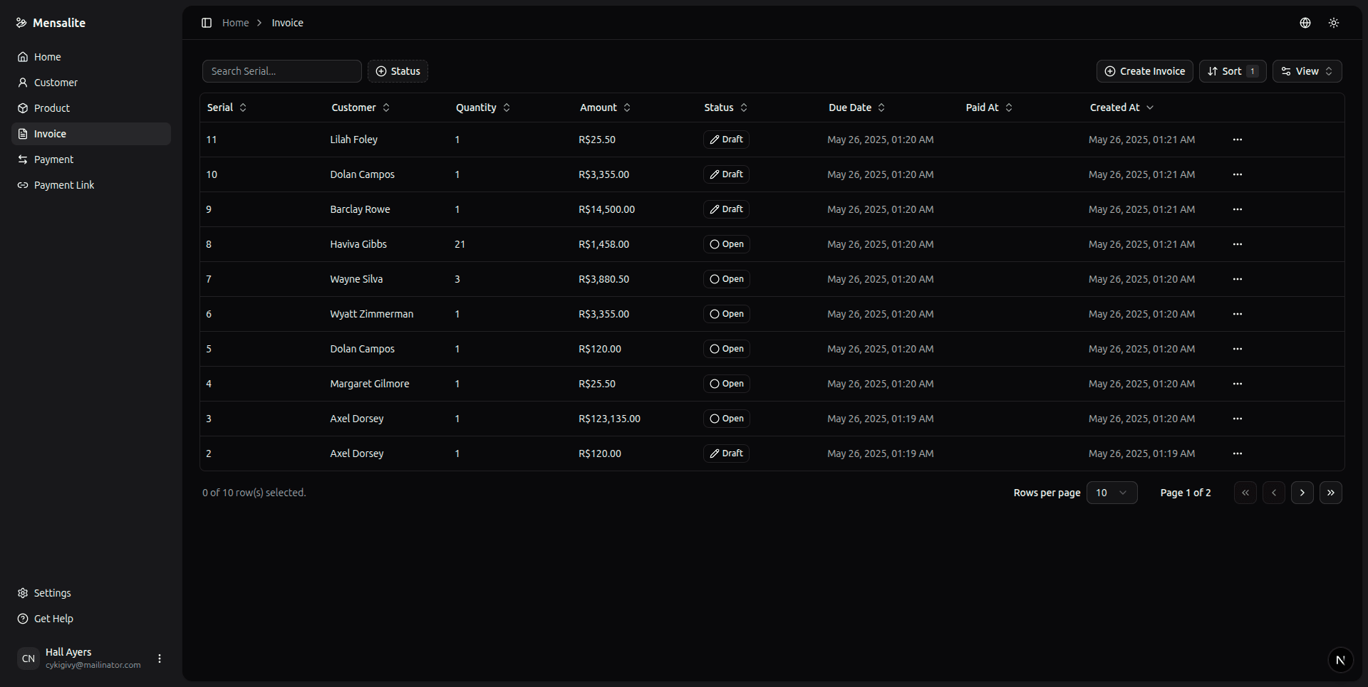 invoice